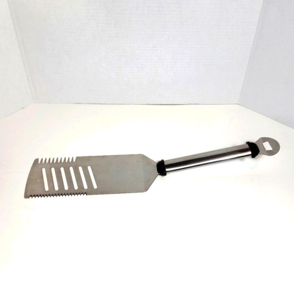 Sturdy Large BBQ Spatula Serrated Knife Tenderizer & Bottle Opener in ON… - Picture 1 of 10